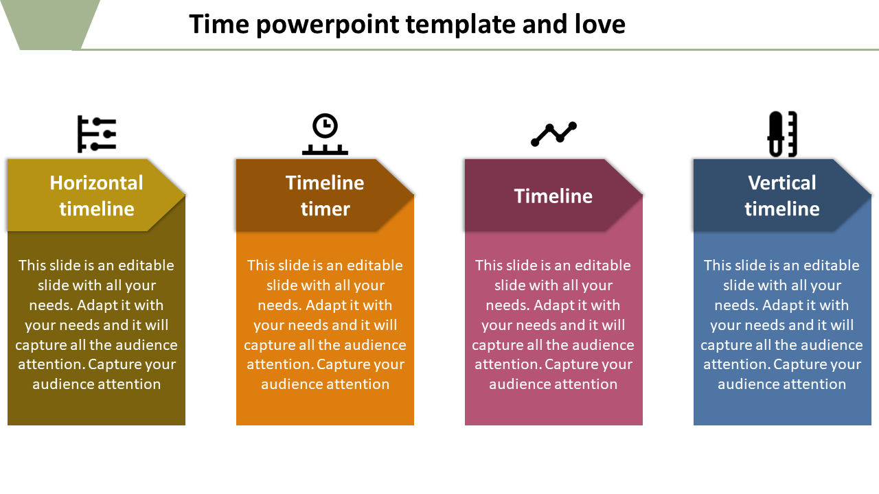 time powerpoint template-Time powerpoint template and love